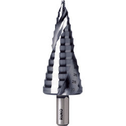 Ruko UC Stufenbohrer FLOWSTEP TIP HSS,  RUnaTEC,  Gr 2,  8-30 mm