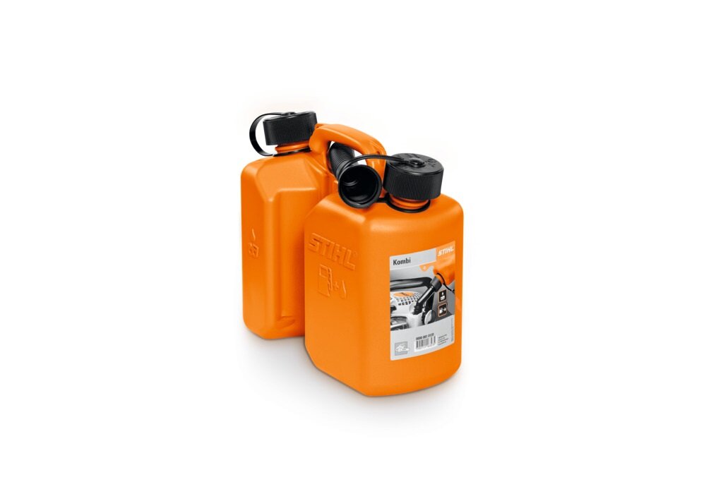 Kombikanister orange 3l Kraftstoff, 1,5l Sägekettenhaftöl
