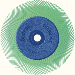 TYROLIT SUNBURST Radialschleifbürsten Schl.Bock DISC RA 152x12, 7x25, 4A1 K80 TC COARSE