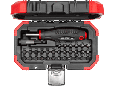 RED BIT SET 32-TLG  mit Bithalter, in robuster BOX