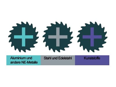 HM-Kreissägeblatt Uni Steel für Aluminium, Stahl, Edelstahl