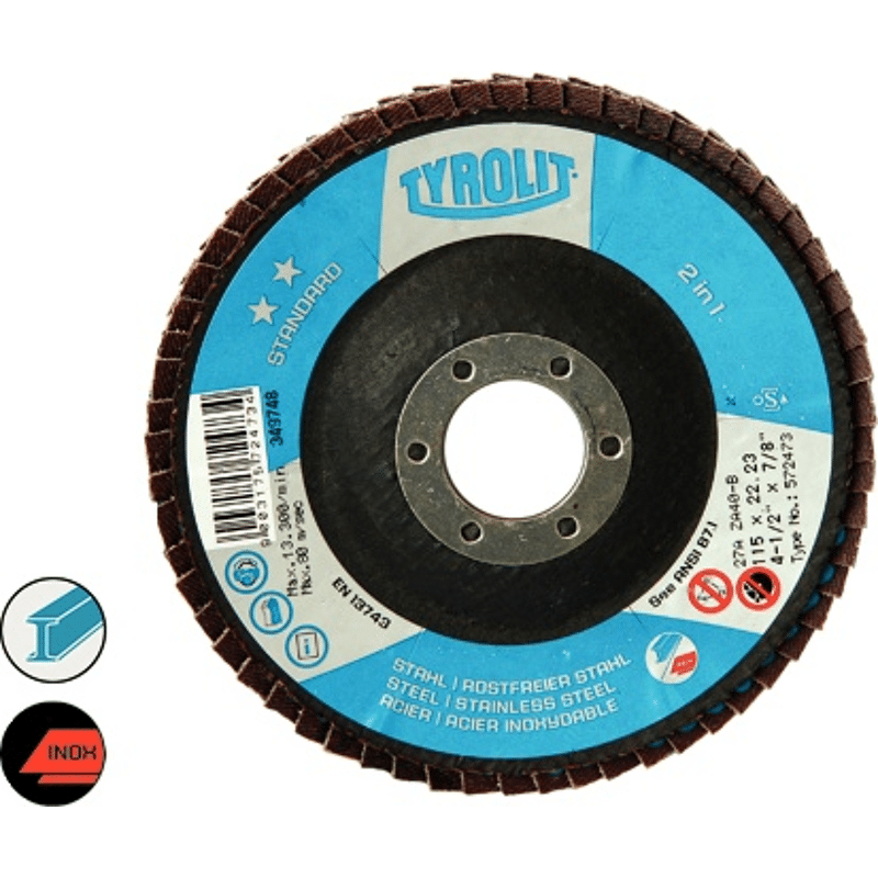 Fächerscheiben Standard ZA60-B* 115x22,2 mm schräg