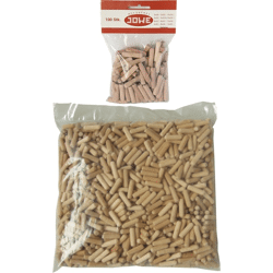 Holzdübel geriffelt Durchm: 8x35 mm Verpackung:1000 Stück