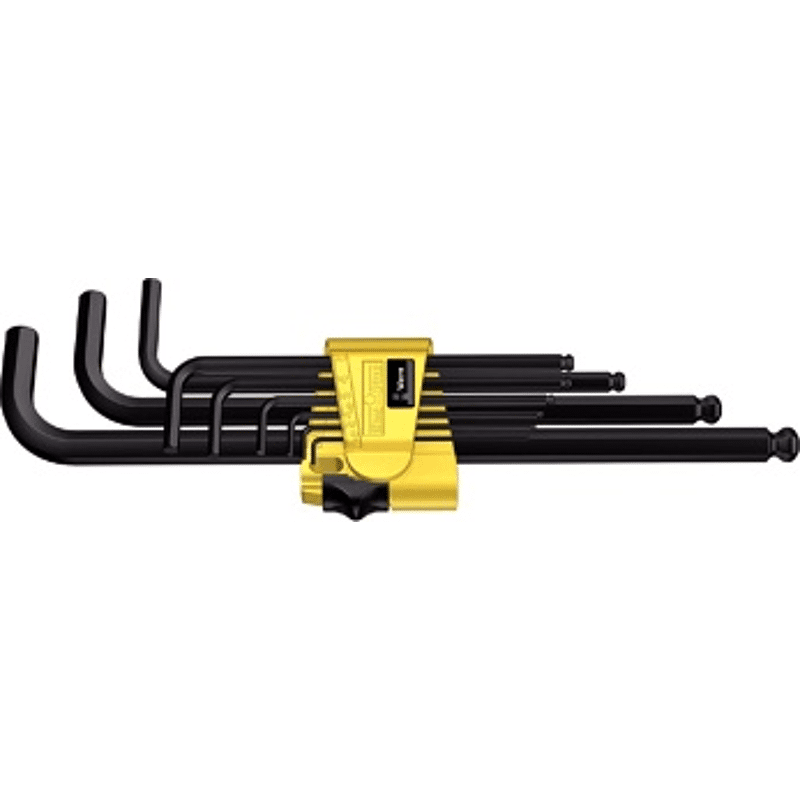 Innensechskantschlüsselsatz Zoll - Wera 5/16" - 3/8" 9-teilig