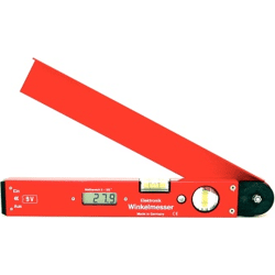 Digit-Winkelmaß Länge: 367 mm Anzeige: 0-185 °