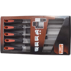Feilenset 5-teilig mit PVC Heft Bahco
