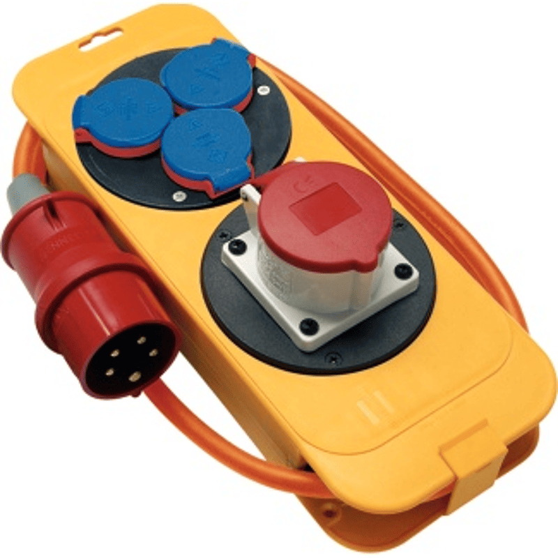 Stromverteiler mit Kabel CEE 5x1.5 3x230V + 1x400V 16A