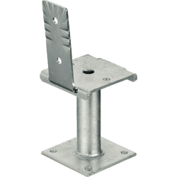 Pitzl® Pfostenträger  11020.0000 feste Ausführung, Z-Laschen