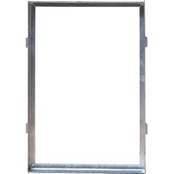 MEISER Winkelrahmen 200x1250 mm,  verzinkt Winkel 27x25x2 mm