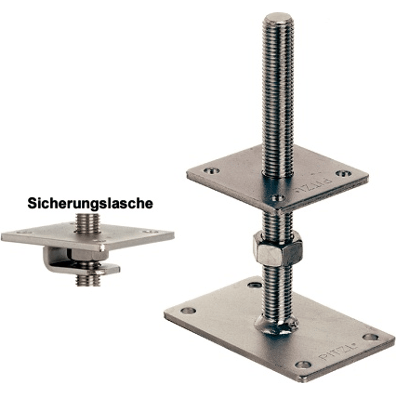 Pitzl® Pfostenträger  11009.1202 m. Gewindestange u. Si-Lasc