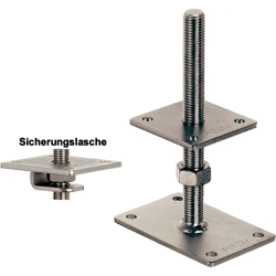Pitzl® Pfostenträger  11009.0182 m. Gewindestange u. Si-Lasc