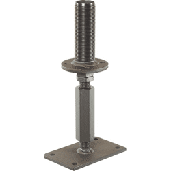 Pitzl® Pfostenträger  10931.1000 Re/Li Gewinde M24, m.Rohrge
