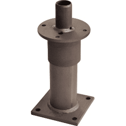 Pitzl® Pfostenträger 11008.6150 verstellbar,  mit Rohr,  schwer,  ZiNiP