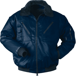 Pilotenjacke marine Gr. S 60% Baumwolle, 40% Polyester, Tex-beschich