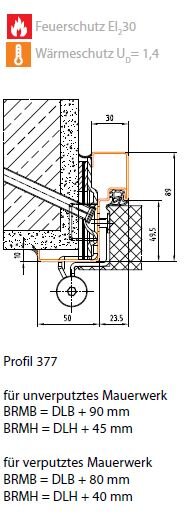 Baumeister Ölraum-Normelement ECONOMY LF531-EI230-C5 einflügelig