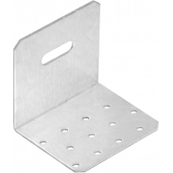 Domax VERSTELLWINKEL 80x 80x 80x 2MM mit Langloch,  Feuerverzinkt