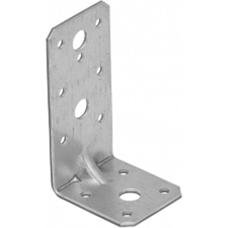 SCHWERLAST-WINKELVERB. 95X53X 45X2,5mm mit Sicke, Feuerverzinkt 275 g/m²
