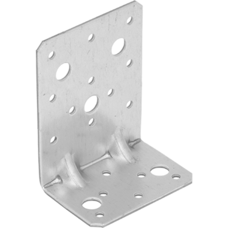 SCHWERLAST-WINKELVERB. 95X53X 45X2,5mm mit Sicke, Feuerverzinkt 275 g/m²