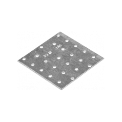 Domax LOCHPLATTE 100x100x 2MM Feuerverzinkt,  PN-EN14545