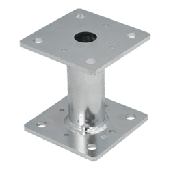 Domax PFOSTENTRÄGER 80X 80X200X4MM Feuerverzinkt,  ETA-20/1044