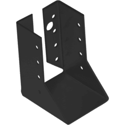 Domax DEKO BALKENSCHUH AUSSENLASCHE 45X 97MM pulverbeschichtet schwarz,  ETA-18/1165