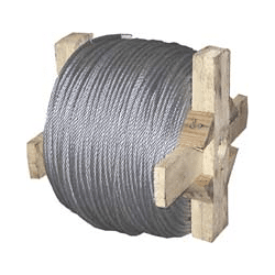 Stahlseil 42 FDG 6x7 m.Faserein. VZ 2 mm mind.Brk.: 2, 6 kN; 1770 N/mm²