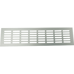 Hoju Alu Lüftungsgitter 60x600mm, Lochung 40x7, 5mm, F1 eloxiert
