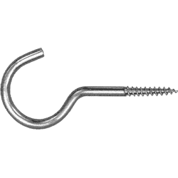 Schraubhaken gebogen 34/100x4, 8 mm