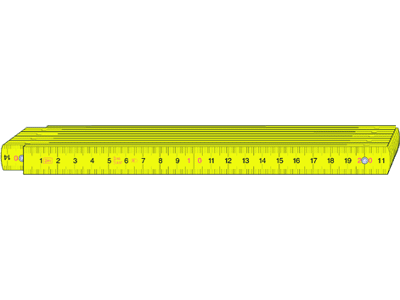 Kunststoff-Meterstab