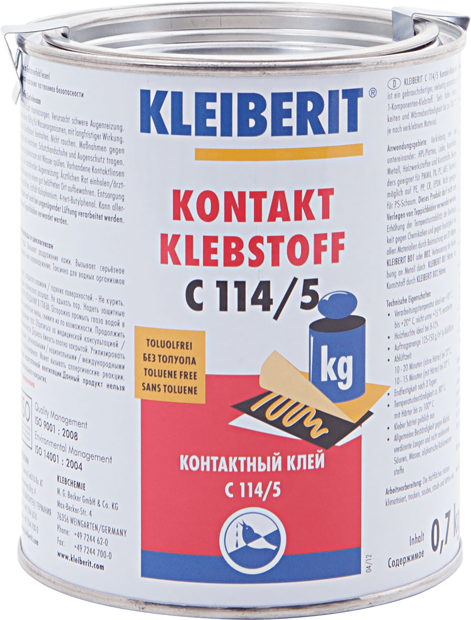 Donic Belagkleber Contact Pro 90ml - VOC-frei, Inkl. Schwämmen Für Tischtennis