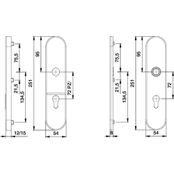 FS-SI-Wechselgarnitur PZ 72/9 rund F1