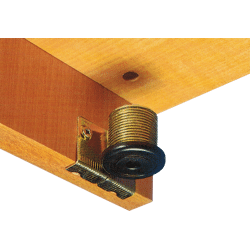 Höhenversteller H=30 + 20 mm, Teller 38 mm rd., verz./schwarz