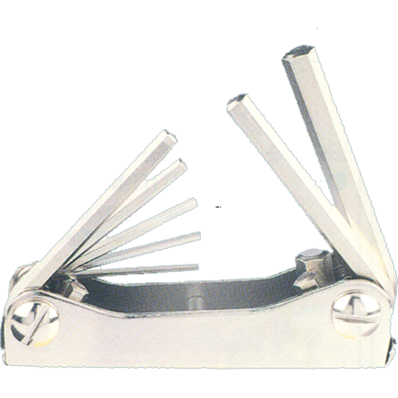 6kt-Winkelschr.dreher-Satz SW 2, 5-10mm 7-tlg DIN 911 vern.