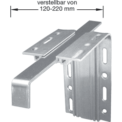 Halter Thermofassade TN 40 blank 120mm - 220mm