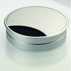 BMB Beschläge Kabeldurchführung Aluminium silber eloxiert 85 x 22 mm