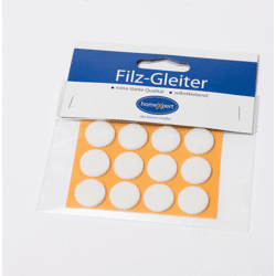 Filzgleiter selbstklebend rund