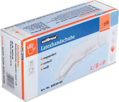 Latexhandschuhe ungepudert