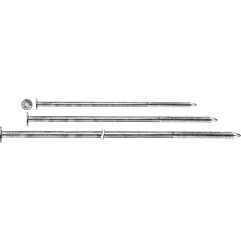 SPARRENNAGEL 6 X 260 MM TK3 GALV.VZ.