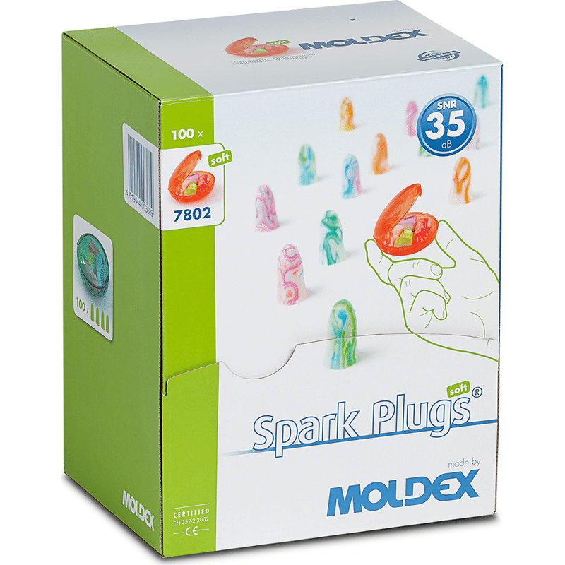 MOLDEX Gehörschutzstöpsel Spark Plugs® PocketPak® (2 Paar) | 7802 ab 0,45