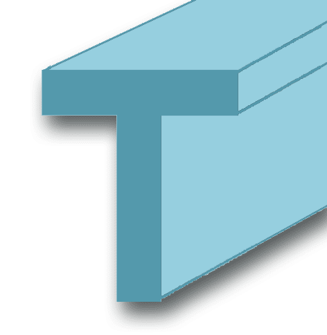 Aluminium-T-Profil