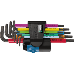 Wera Multicolour Winkelschlüsselsatz mit Haltefunktion 967 SL/9 T