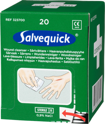 Wundreiniger Box "Salvequick"