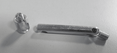 Gehrungsverbinder PV Ø 12 mm zweiseitig