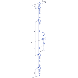 GSG Kantengetriebe No. 70R/3/16 1600 mm