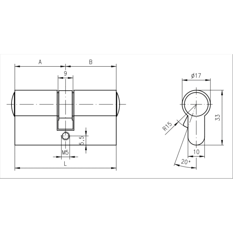 Profilzylinder 333