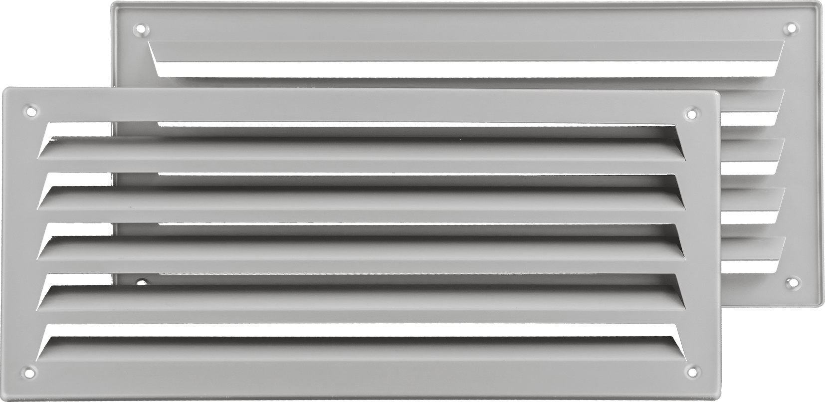 Badezimmerlüftung Aluminium 333 x 157 mm