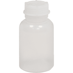 Hünersdorff Weithalsflasche 250 ml, LD-PE naturfarben, rund