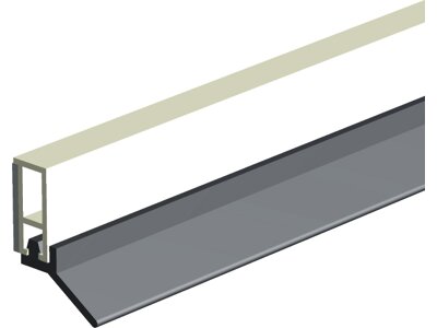 Elton PTS-UL-ZK K-Profil weiß PVC-Lip. selbsklebend 2100mm