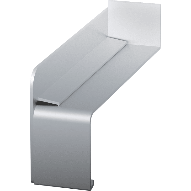 Fensterbank-Abschluss A150 BC0 eloxiert 110mm links