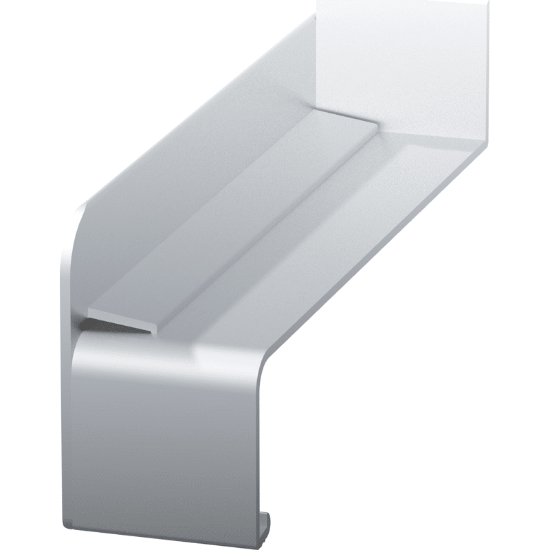 Fensterbank-Abschluss A450 BC0 eloxiert 110mm links